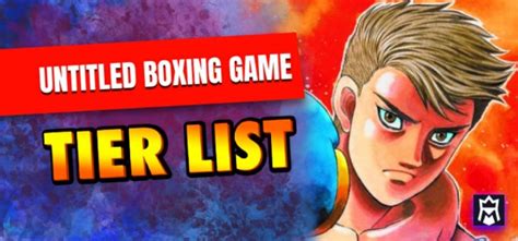 Untitled Boxing Game Tier List (May 2025) [Best Styles].